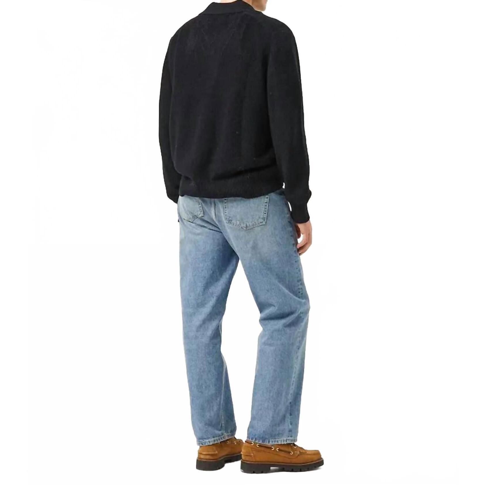 New Corridor Slouchy Polo In Black — image 2 of 3